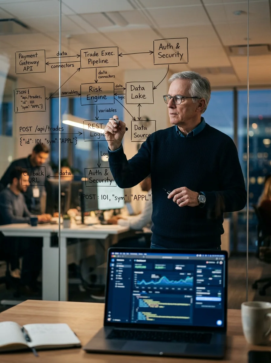 Business workflow automation, financial data pipelines, and ERP systems integration
